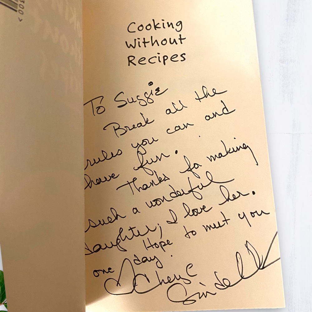 Book Cooking Without Recipes Cookbook by Cheryl Sindell Signed Autographed - Picture 3 of 9